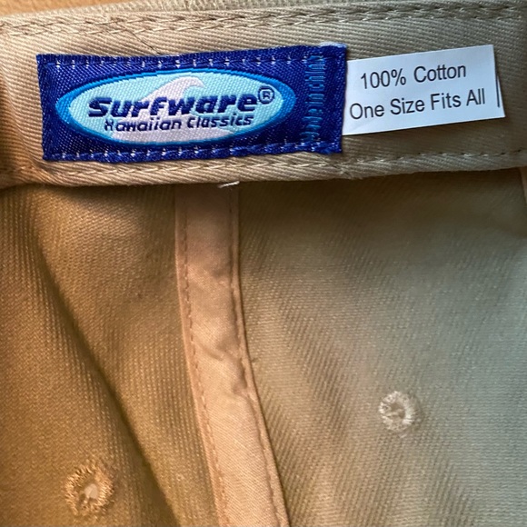 Preowned Like New Mens “Hawaii” Hat/Cap. Beige/ Black.Adjustable. - Picture 5 of 5